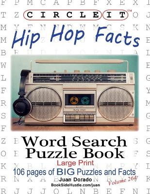 Book cover for Circle It, Hip Hop Facts, Word Search, Puzzle Book