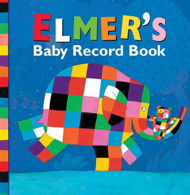 Book cover for Elmer Baby Record Book
