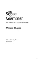 Book cover for Sense of Grammar