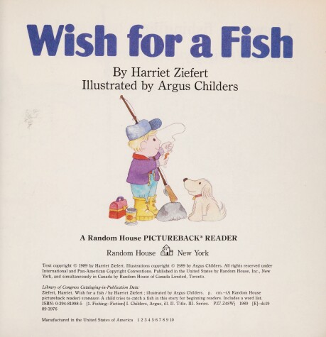 Book cover for Wish for a Fish