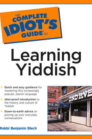 Cover of The Complete Idiot's Guide to Learning Yiddish