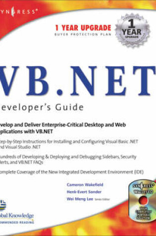 Cover of VB.NET Developer's Guide