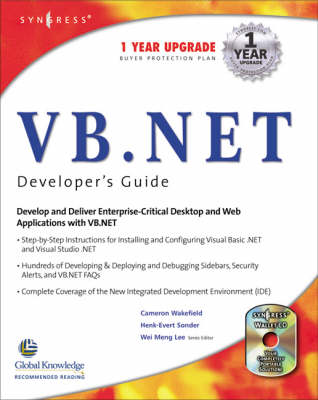 Book cover for VB.NET Developer's Guide