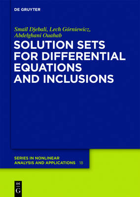 Cover of Solution Sets for Differential Equations and Inclusions