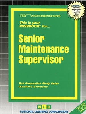 Book cover for Senior Maintenance Supervisor