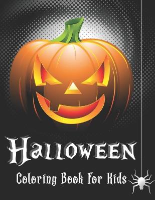 Book cover for Halloween Coloring Book For Kids