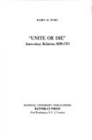 Cover of Unite or Die