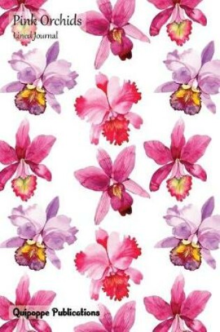 Cover of Pink Orchids Lined Journal