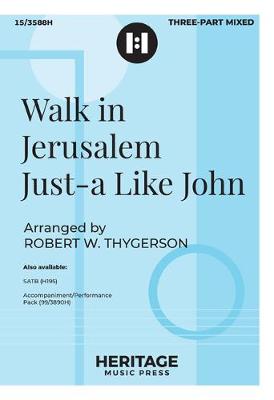 Cover of Walk in Jerusalem Just-A Like John