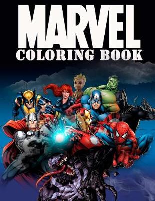 Book cover for Marvel Coloring Book