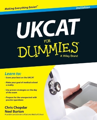 Book cover for UKCAT For Dummies
