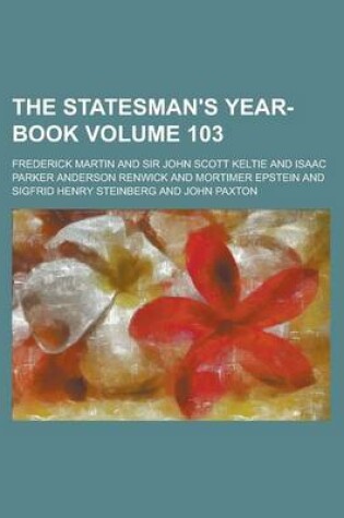 Cover of The Statesman's Year-Book Volume 103