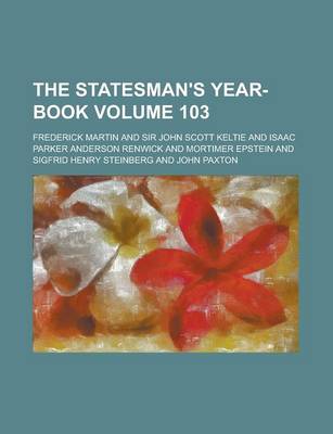 Book cover for The Statesman's Year-Book Volume 103