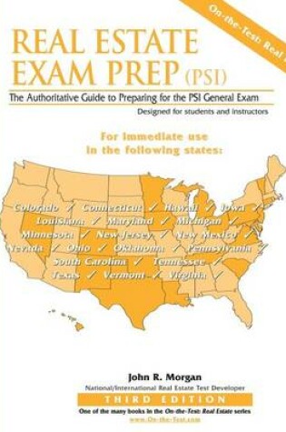 Cover of Real Estate Exam Prep (PSI)- Third Edition