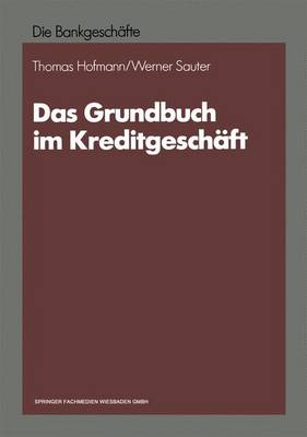 Book cover for Das Grundbuch im Kreditgeschäft