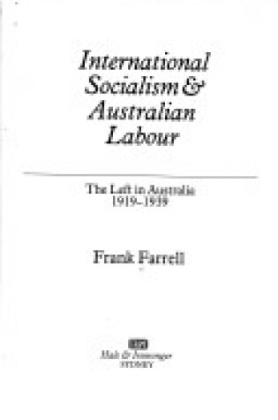 Cover of International Socialism and Australian Labour