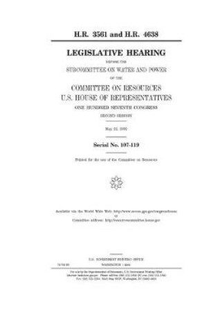 Cover of H.R. 3561 and H.R. 4638