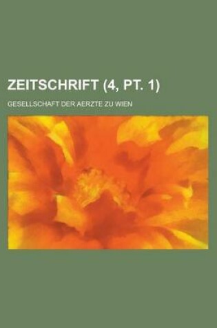 Cover of Zeitschrift (4, PT. 1)