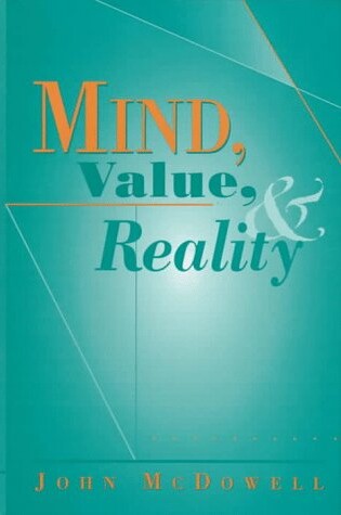 Cover of Mind, Value and Reality