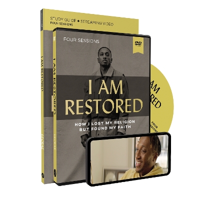 Book cover for I Am Restored Study Guide with DVD
