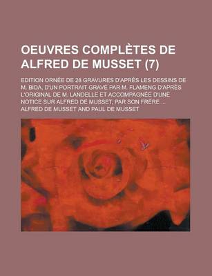 Book cover for Oeuvres Completes de Alfred de Musset (7)