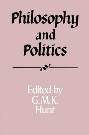 Cover of Philosophy and Politics