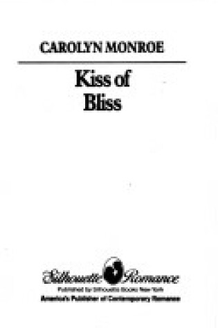 Cover of Kiss of Bliss