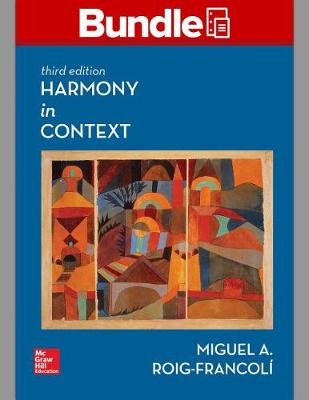 Book cover for Gen Combo Looseleaf Harmony in Context; Connect Access Card