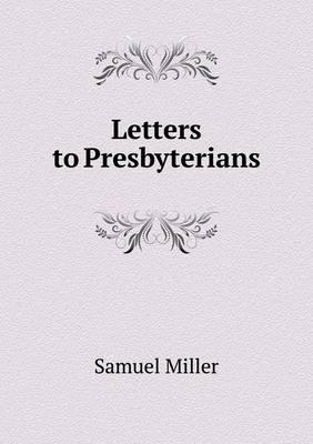 Book cover for Letters to Presbyterians