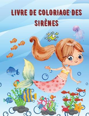 Book cover for Livre de coloriage des sirens