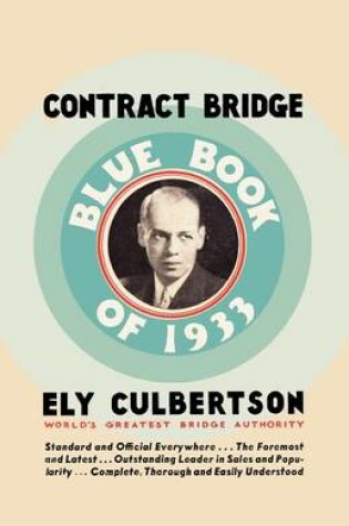 Cover of Contract Bridge Blue Book of 1933