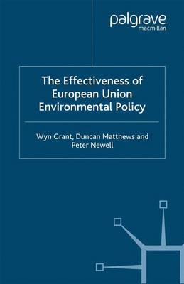 Book cover for The Effectiveness of European Union Environmental Policy