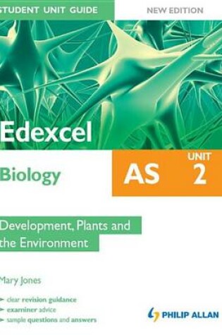 Cover of Edexcel as Biology Student Unit Guide New Edition