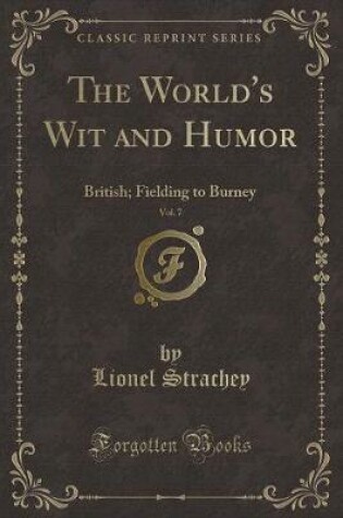 Cover of The World's Wit and Humor, Vol. 7