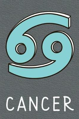Book cover for Cancer Zodiac Sign Notebook