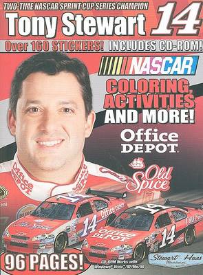 Book cover for Tony Stewart Coloring and Activity Book