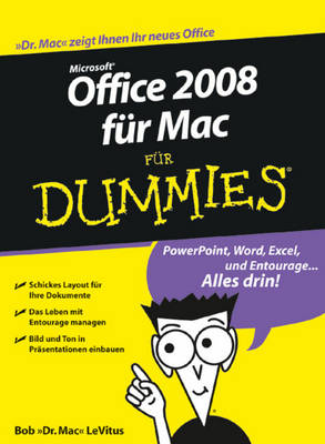 Cover of Office 2008 Fur Mac Fur Dummies