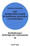 Book cover for Zur Zeitproblematik in Baltasar Gracians -El Criticon-