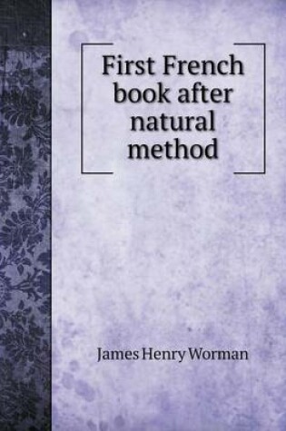 Cover of First French book after natural method