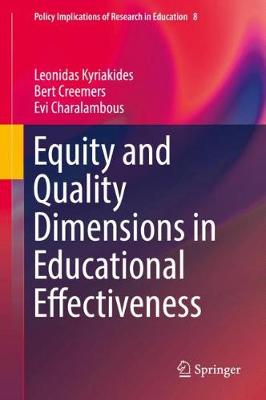 Book cover for Equity and Quality Dimensions in Educational Effectiveness