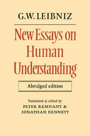 Cover of New Essays on Human Understanding Abridged edition