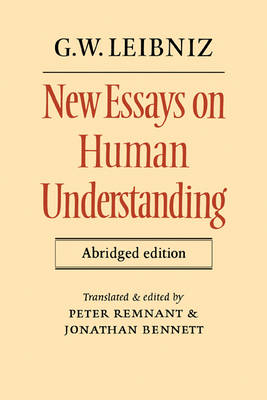 Book cover for New Essays on Human Understanding Abridged edition