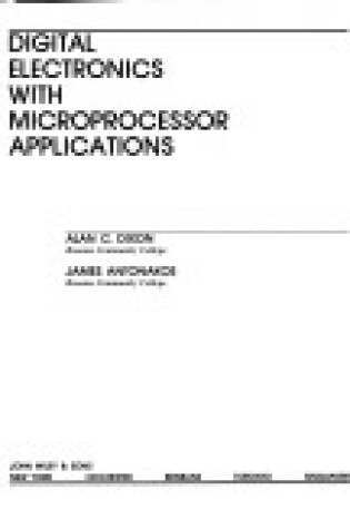 Cover of Digital Electronics and Microprocessor Applications