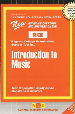 Cover of Introduction to Music