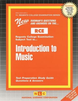 Cover of Introduction to Music