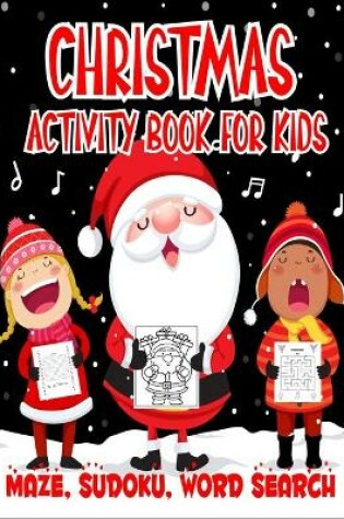 Cover of Christmas Activity Book For Kids