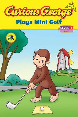 Book cover for Curious George Plays Mini Golf