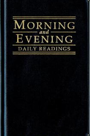 Cover of Morning And Evening - Gloss Black