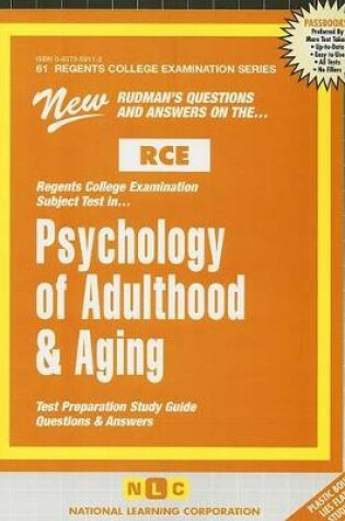 Cover of Psychology of Adulthood & Aging