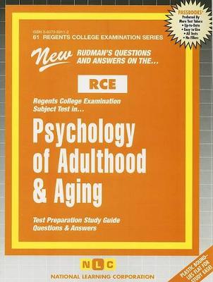 Book cover for Psychology of Adulthood & Aging